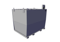 Storage tank double-walled, 4000 L, lubricating oil